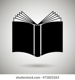 book literature library icon vector illustration design