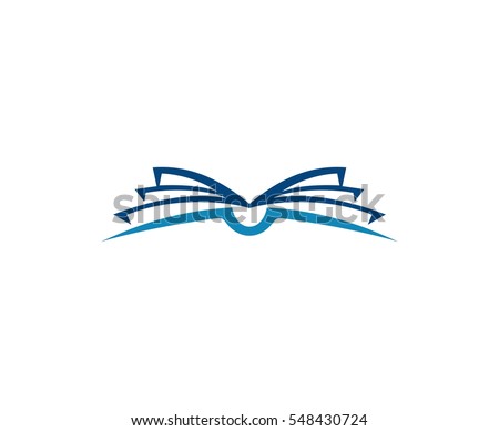 Book Logo Stock Vector (Royalty Free) 548430724 - Shutterstock