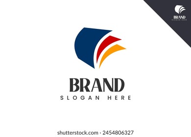 Book logo. Business, accounting, finance and bookkeeping logo identity template. Perfect logo for business related to finance, accounting and bookkeeping symbol business. Vector eps 10.