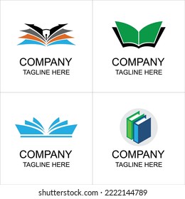 book logo collection can be used for business and brand