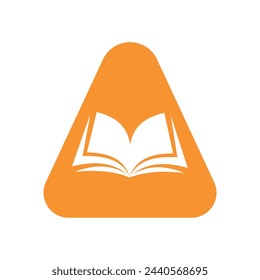 Buch Logo kombinieren mit Buchstabe A Vektor-Vorlage