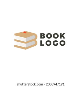 book logo concept design vector