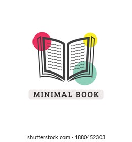 Book Logo Creative Education Vector Design Template