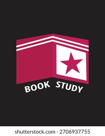Logotipo de livro Design, Livraria, biblioteca e logotipo de impressão, Educação e aprender logotipo