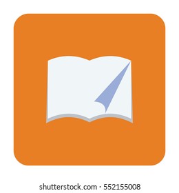 book logo design for brand and company identity