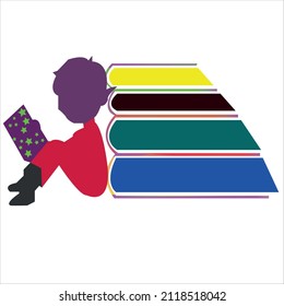 book logo design of company.book vector art illustration.education book template graphic.book icon design