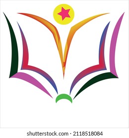 book logo design of company.book vector art illustration.education book template graphic.book icon design