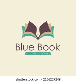 Book Logo Design Concept Vector. Book Logo Template Vector