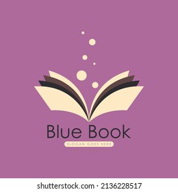 Book Logo Design Concept Vector. Book Logo Template Vector