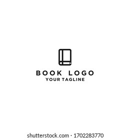 Book logo design icon vector illustration