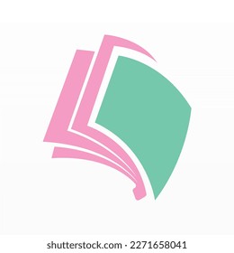 Book logo design icon vector. Book icon clip art. Library logo concept