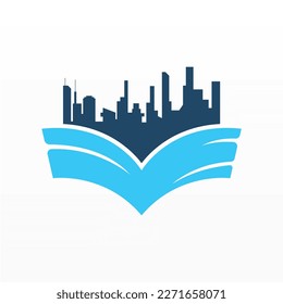 Book logo design icon vector. Book icon clip art. Library logo concept