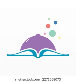 Book logo design icon vector. Book icon clip art. Library logo concept