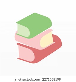 Book logo design icon vector. Book icon clip art. Library logo concept