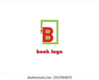 DISEÑO DE LOGOTIPO DE LIBRO, icono, Vector e ilustración .