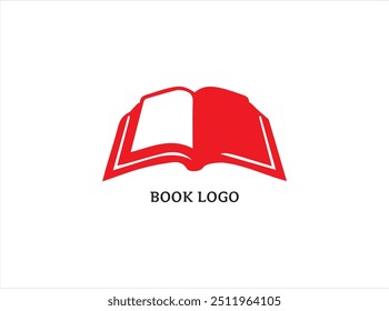 BOOK LOGO design ,icon, vector and illustration .