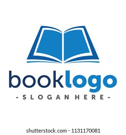 Book Logo Design Inspiration Vector