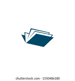 Book logo design inspiration vector template