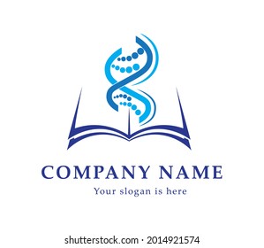 book logo design, science, diary, technology