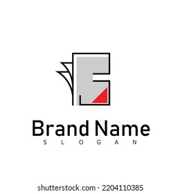 book logo design symbol open