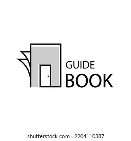 book logo design symbol open