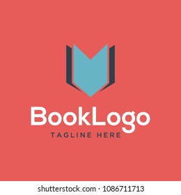 book logo design template
