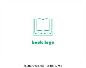 BOOK LOGO DESIGN , vector, illustration and isolate template which contain the symbol of education .