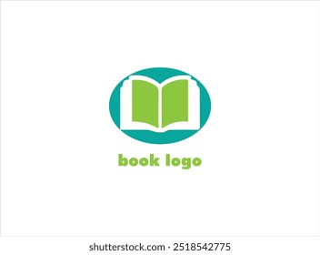 DESIGN DO LOGOTIPO DO LIVRO , modelo vetorial, ilustrativo e isolado que contém o símbolo da educação .
