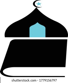 Material vectorial de diseño del logotipo del libro