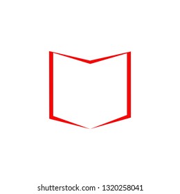 Book logo design vector template