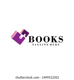 Book Logo Design Vector Template