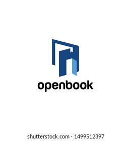 Book Logo Design Vector Template