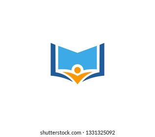 Book logo education 