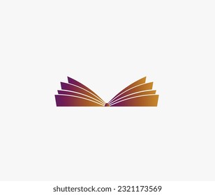 logotipo del libro. diseño de logotipo educativo 
