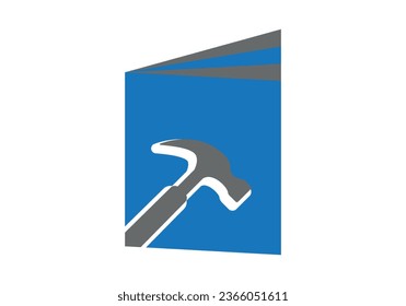 Book Logo Education Flat Vector Design And Template