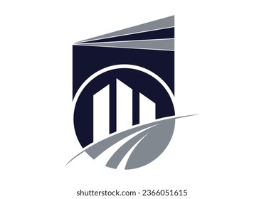 Book Logo Education Flat Vector Design And Template