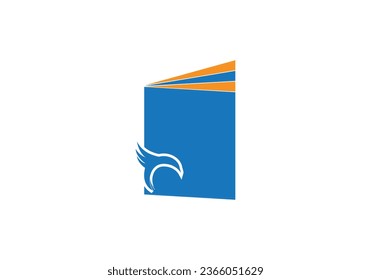 Book Logo Education Flat Vector Design And Template