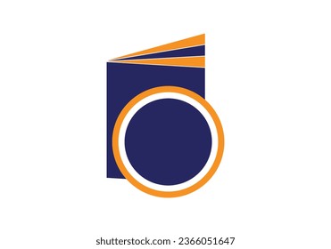 Book Logo Education Flat Vector Design And Template