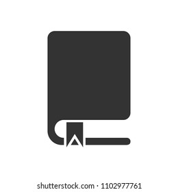 book logo. Education icon. Science symbol. Vector eps 08.