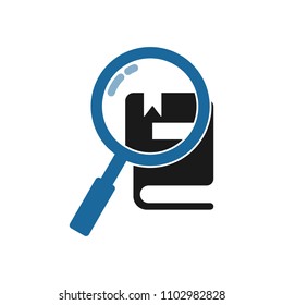 book logo. Education icon. Science symbol. Vector eps 08.