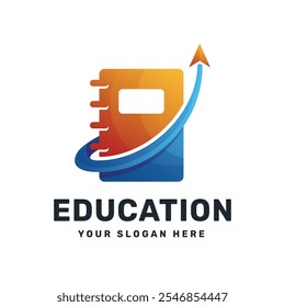 Book Logo Education Symbol Paper Icon Vector Logo Design