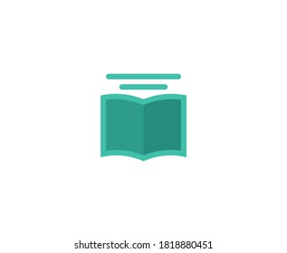 Book logo education vector icon 
