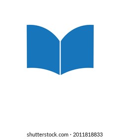 book logo or flat or minimalist education logo