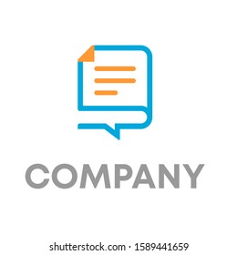 book logo icon design template sign