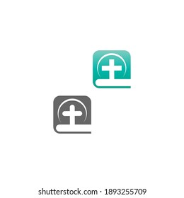 Book logo icon design template vector illustration