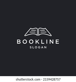 Book logo icon design template vector illustration