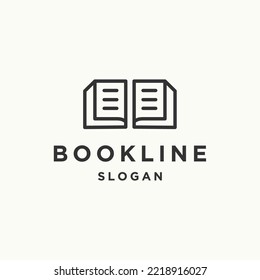 Book logo icon design template 