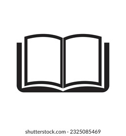 plantilla de diseño de icono del logotipo del libro