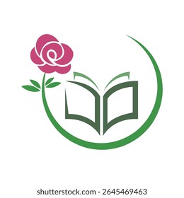 Book logo icon design template