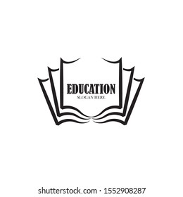 
Book logo icon design vector template
